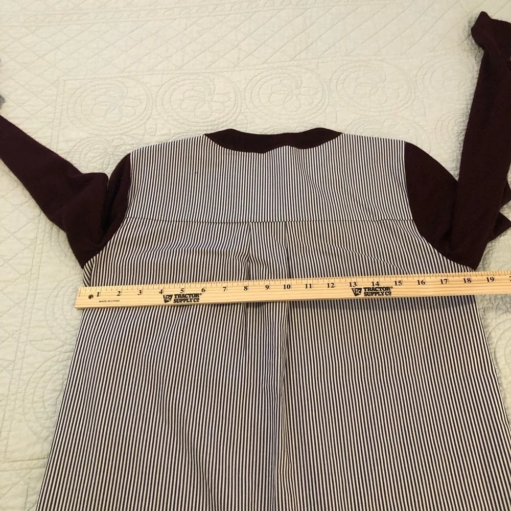J Crew Mixed Media merino wool sweater top. Size XS.